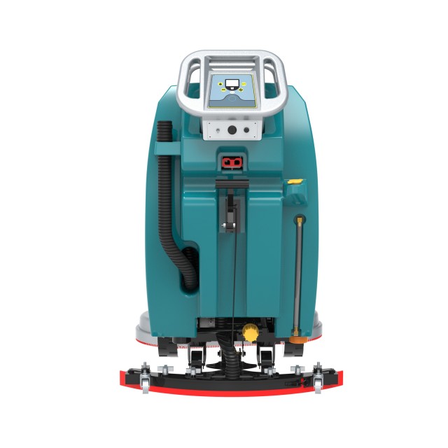 X850 handgeführter Bodenschrubber mit doppelten 17-Zoll-Bürsten